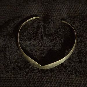 Sterling silver choker necklace